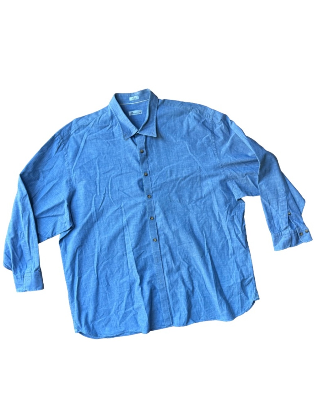 Peter Millar Men's Light Blue Button-Down Dress Shirt